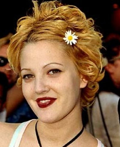 Drew Barrymore Hairstyle on Lovable Drew Barrymore Hairstyle