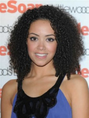 Black Spiral Perm Hairstyle