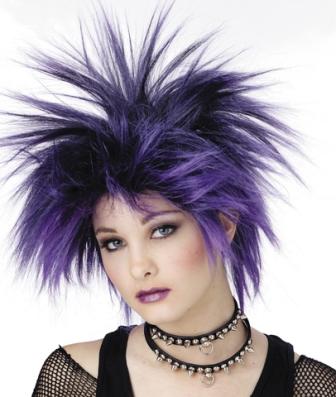 Cute Punk Hairstyles. Colored Punk Hairstyle