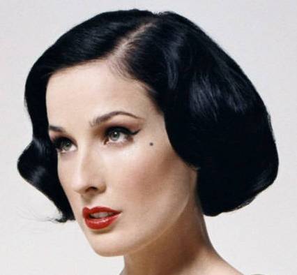 dita von teese hairstyle. Dita Von Teese Short Hairstyle