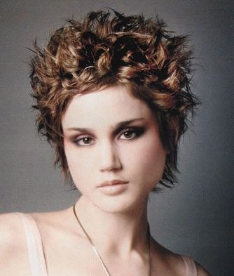 hairstyles 2011 short curly. Perky Short Curly Hairstyle