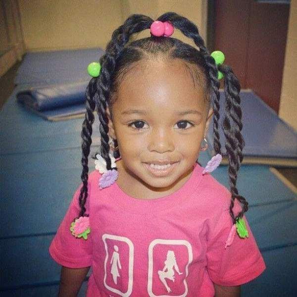 Twenty Five Styles Black Little Lady Hairstyles With Barrettes