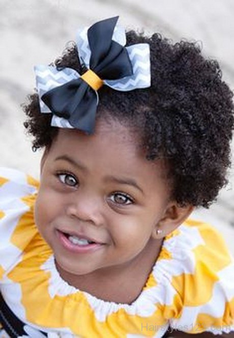 Black Baby Curly Hairstyle