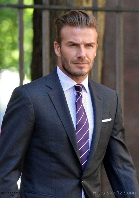 David Beckham Undercut Hairstyle