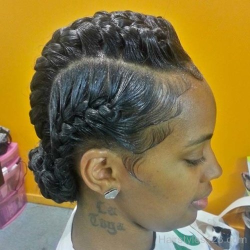 Braided Mohawk Hairstyles Page 3
