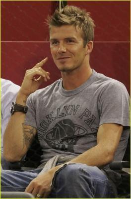 Hairstyles   on Beckham Dressed In Casuals Is Looking Wonderful In Stylish Hairstyle