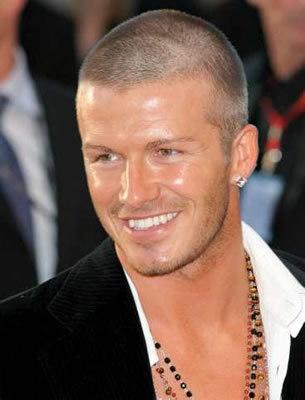 david beckham hairstyles short. David Beckham is looking