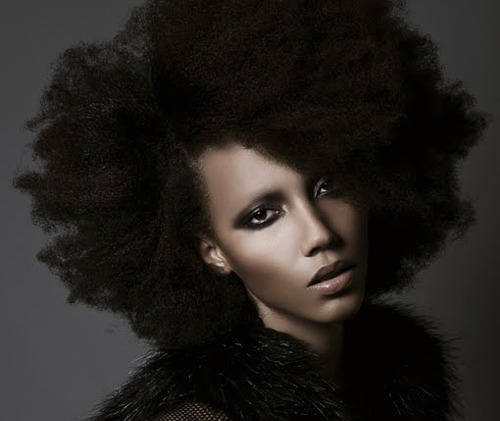 Huge Afro Hairstyle