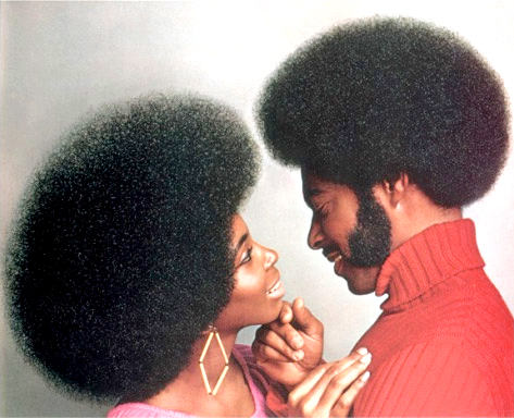 Afro Couple Hairstyle