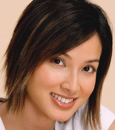 Asian Chin Length Hairstyle