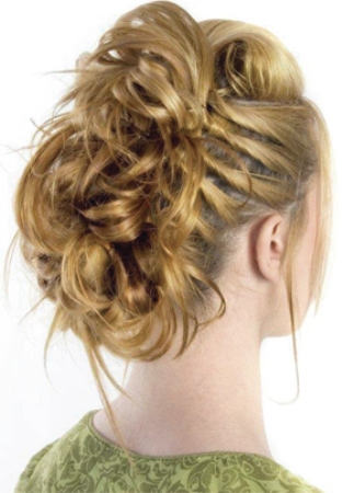 Beauty Pageant Updo Hairstyle