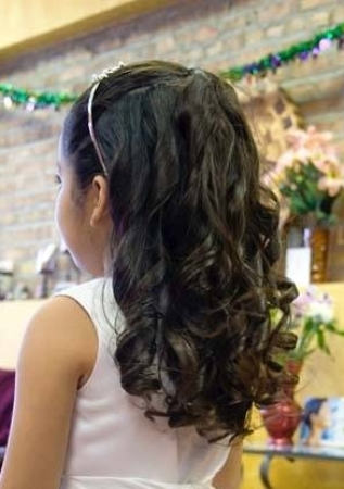 Beauty Pageant Kids Hairstyle