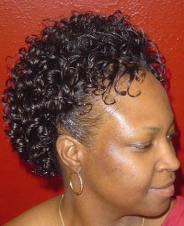 Short Curly Hairstyle For Women