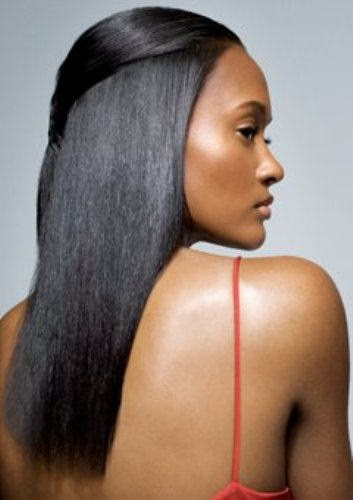 Straight Hairstyle for Black Women