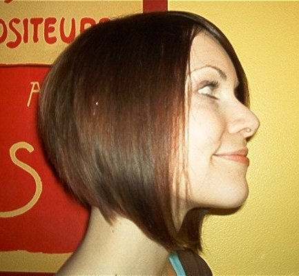 Lovely Angled Bob Hairstyle