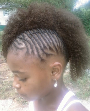 Braided Mohawk for Little Girls