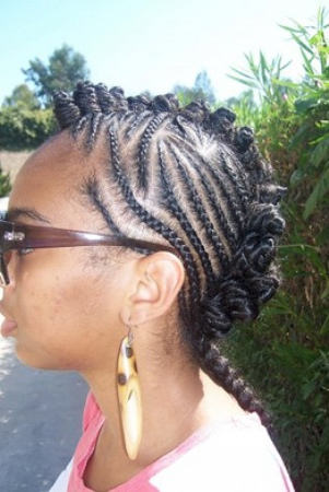 Braided Mohawk Hairstyle