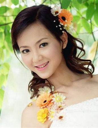 Asian Bridal Hairstyle