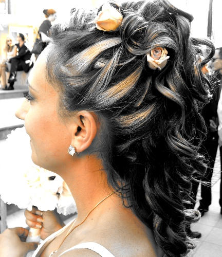 Charming Bridal Hairstyle