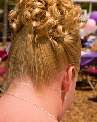 Golden Bridal Hairstyle