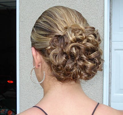 Updo Hairstyle for Bridesmaids