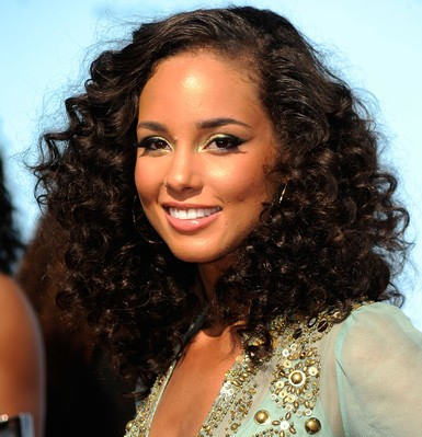 Alicia Key Curly Hairstyle
