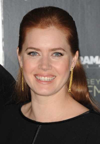 Amy Adams Auburn with Straight Hairs