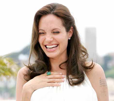 Charming Angelina Jolie Hairstyle
