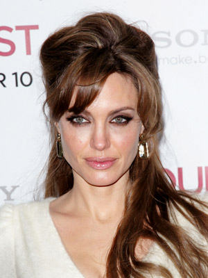 Fantastic Hairstyle Of Angelina Jolie