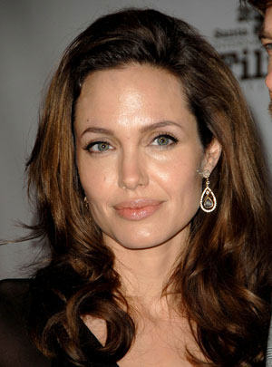 Angelina Jolie Medium Haircut