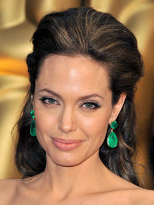 Angelina Jolie Party Hairstyle
