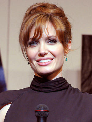 Angelina With Awesome Hairstyle