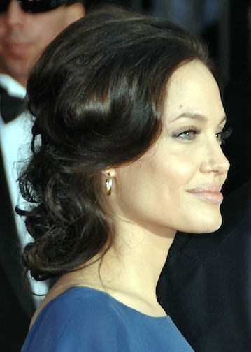 Angelina Jolie Updo Hairstyle