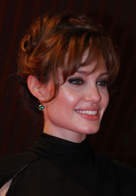 Angelina Jolie Stylish Hairstyle