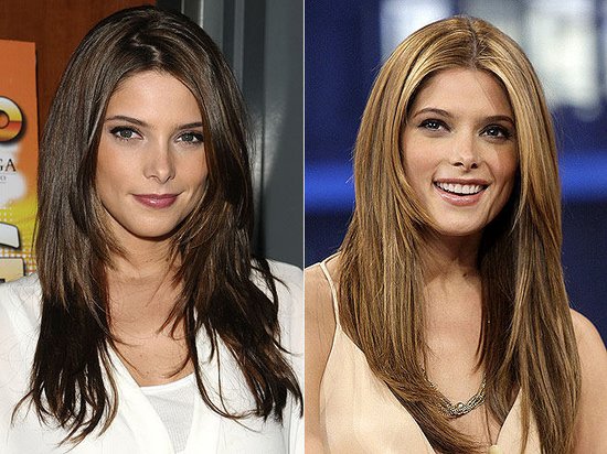 Ashley Greene's Two Hairstyles