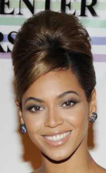 Beyonce Puff Updo Hairstyle