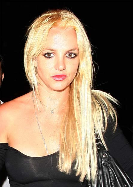 Britney Spears With Golden Hairs