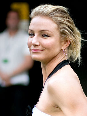 Cameron Diaz Updo Hairstyle