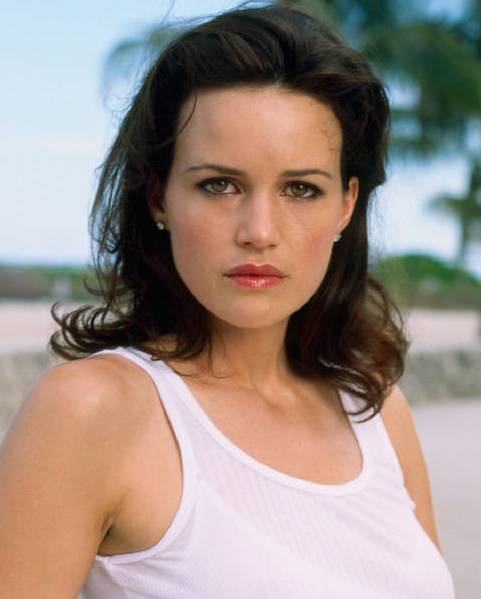 Carla Gugino Medium Hairstyle