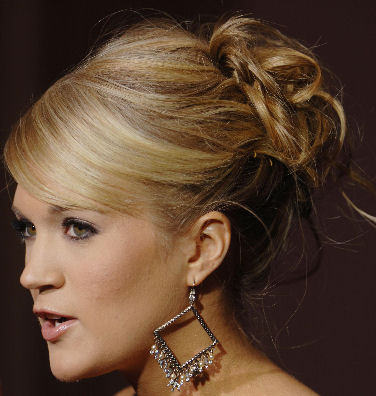 Trendy Updo Hairstyle Of Carrie