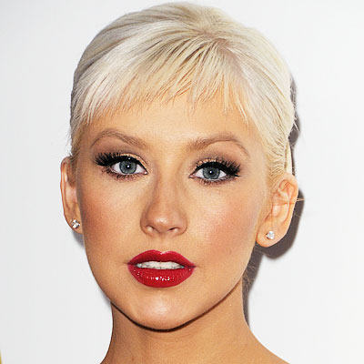 Christina Aguilera Short Hairstyle