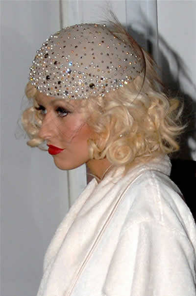 Christina Aguilera Curly Hairstyle