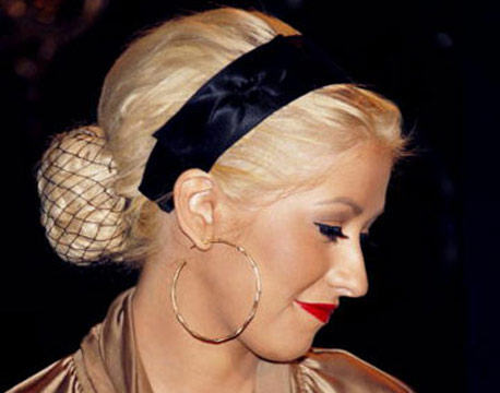 Christina Aguilera Bun Hairstyle