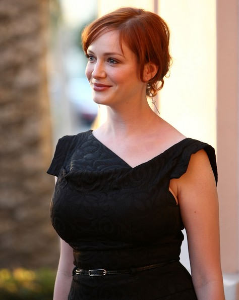 Christina Hendricks with Short Haircut