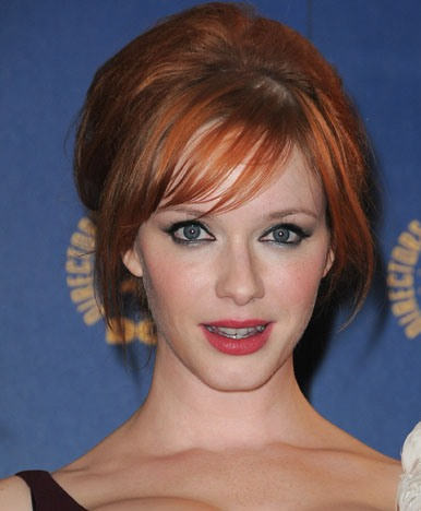 Actress Christina Hendricks Hairstyle