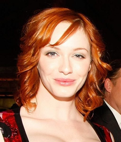 Awesome Haircut Of Christina Hendricks