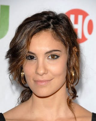 Daniela Ruah with Curly Ponytail