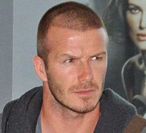 Beckham With Short Haircut