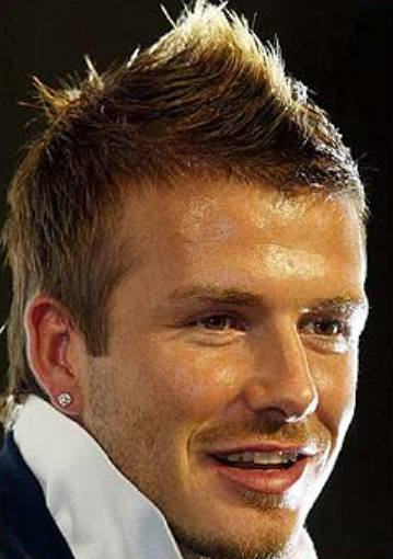 Beckham With Trendy Haircut