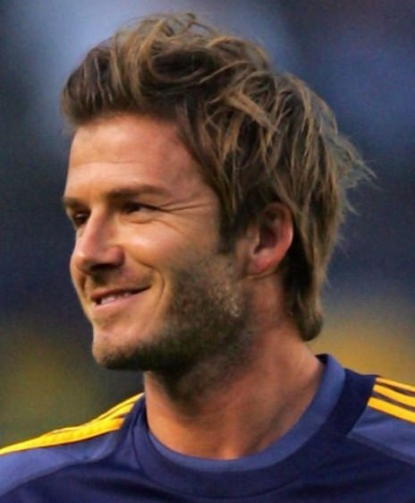 Beckham with Heavy Hairstyle
